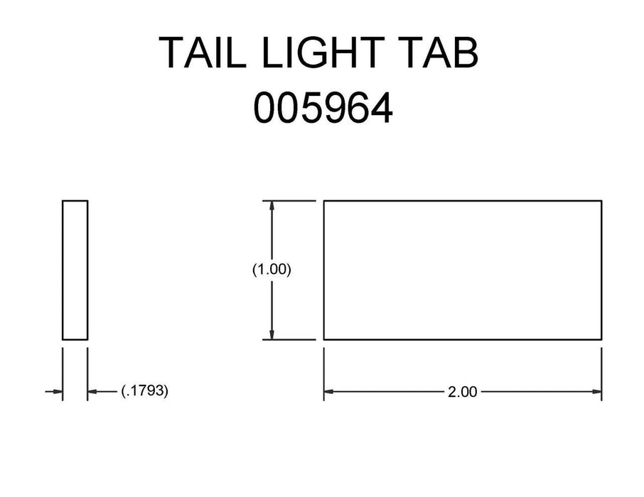 005964 - TAIL LIGHT TAB  (FT-12I)
