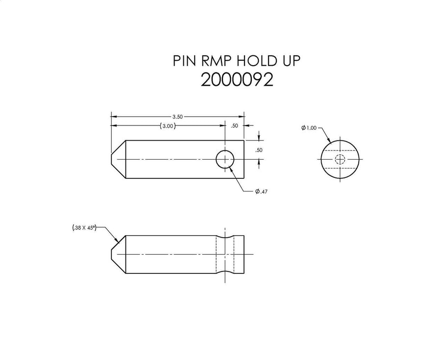 2000092   (FT-16I)   PIN RMP HOLD UP