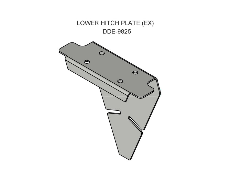 DDE-9825   (FT10P)   LOWER HITCH PLATE (EX)
