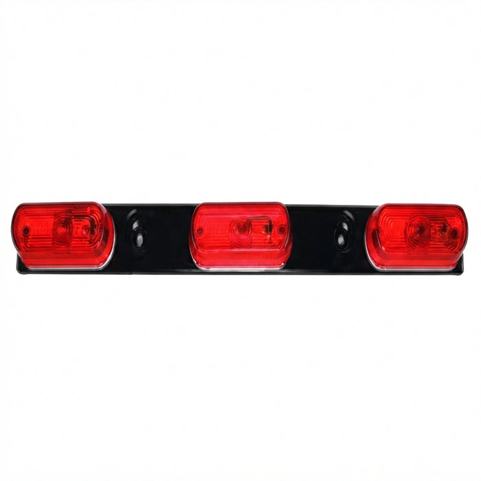136-3R - Incandescent Trailer Identification Light Bar - Red
