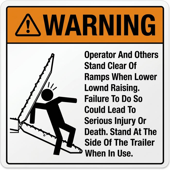 2001155 - Safety Ramp Use Decal