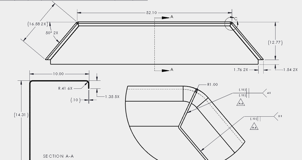 2001739 - Tandem Axle Fender 36" Spread