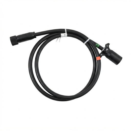2010392 82-inch front main trailer wiring harness with 7-way RV connector, shown coiled