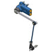 2031144 blue leveling and pressure protection valve with brass ports, metal lever arm and linkage rod
