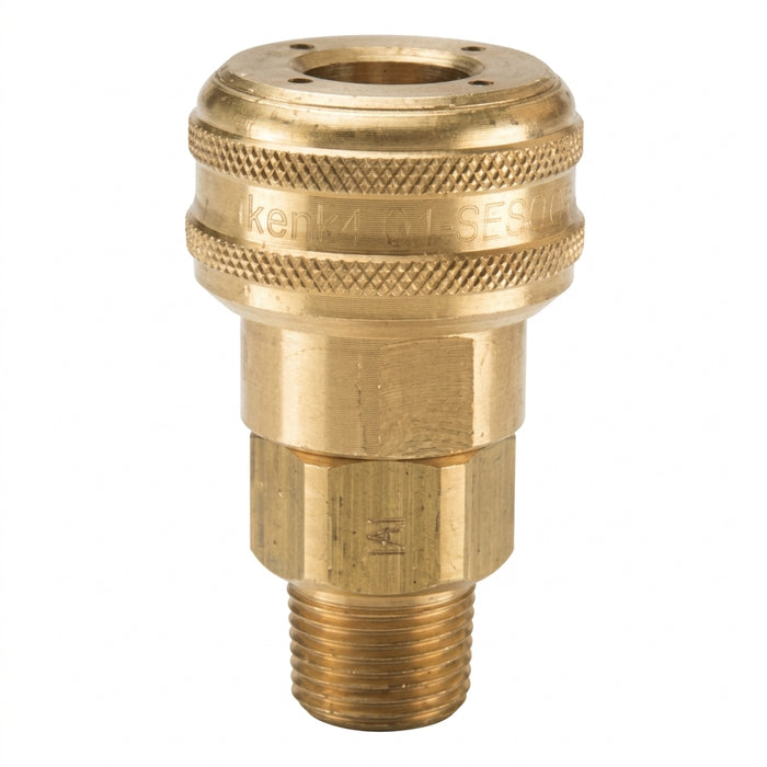 B34 - Parker 3/8" F X 3/8" M NPT Air Coupler On Deck