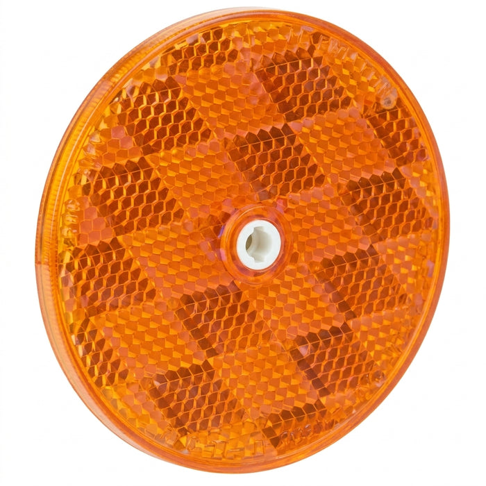 B476A - 3-1/4" Trailer Amber Round Reflector