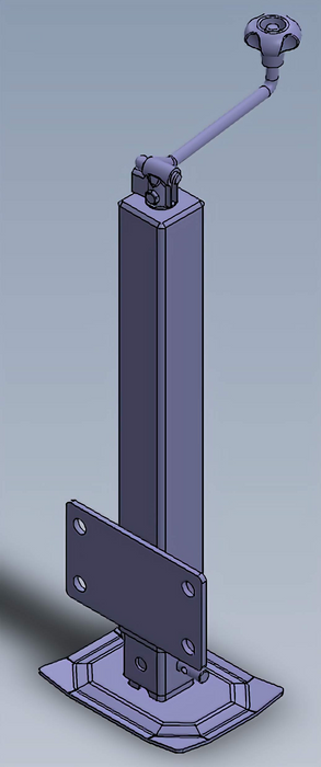 2002345 - 7K Top Wind Drop Leg Side Pin Weld Jack