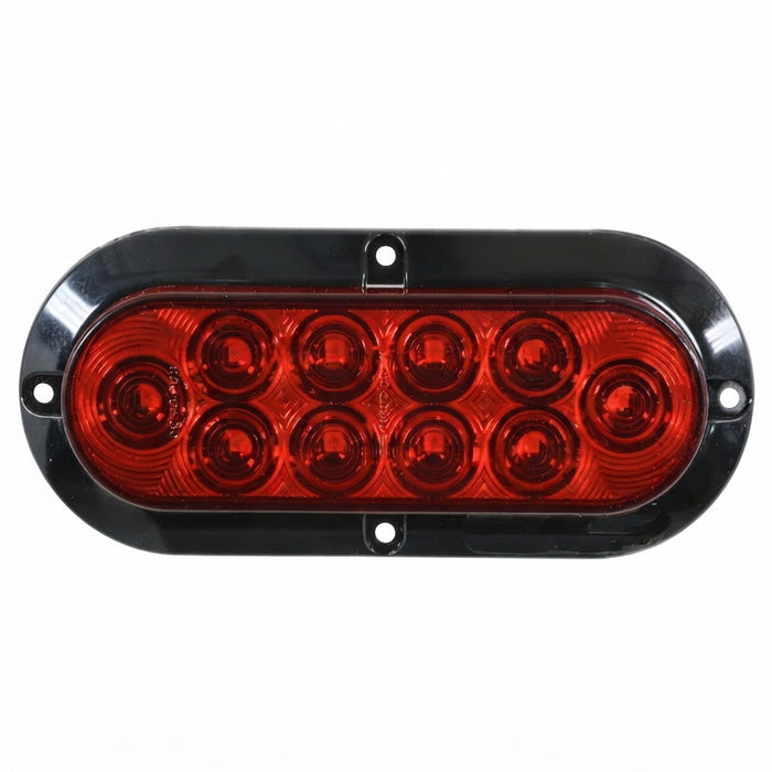 STL-78RB - 6" Oval Red LED Standard Light