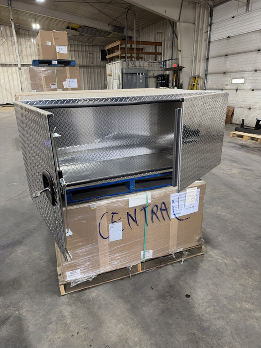 1702250 - Aluminum Diamond Plate Underbody Tool Box - Double Door