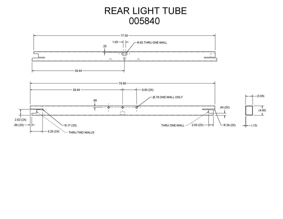 005840 - REAR LIGHT TUBE