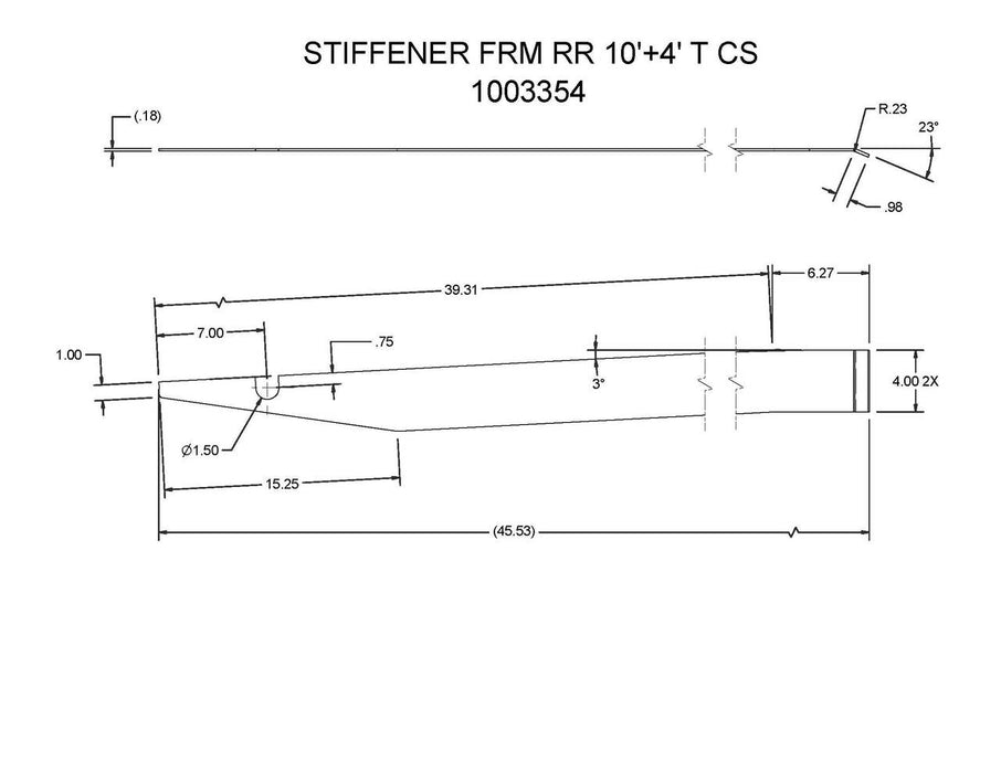1003354 - STIFFENER FRM RR 10'+4' T CS