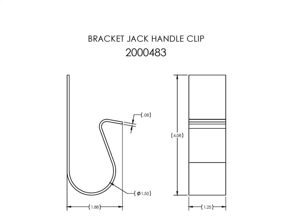 2000483   (FT14IT-I)   BRACKET JACK HANDLE CLIP