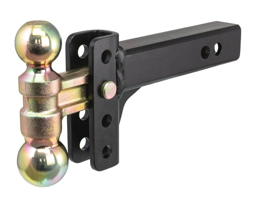 45903 - SLIM ADJUSTABLE CHANNEL MOUNT WITH DUAL BALL (2" SHANK, 10K, 3-3/4" DROP)