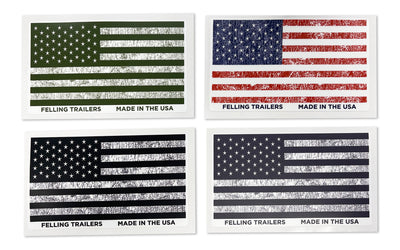Felling "Made In The USA" Flag Decal Set