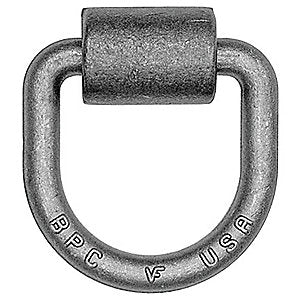 2000154 - 5/8" D-RING W/ CLIP, WELD ON