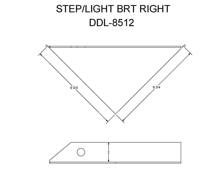 DDL-8512  ( FT-10 OT)  STEP/LIGHT BRT RIGHT