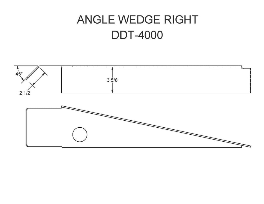 DDT-4000 - ANGLE WEDGE RIGHT