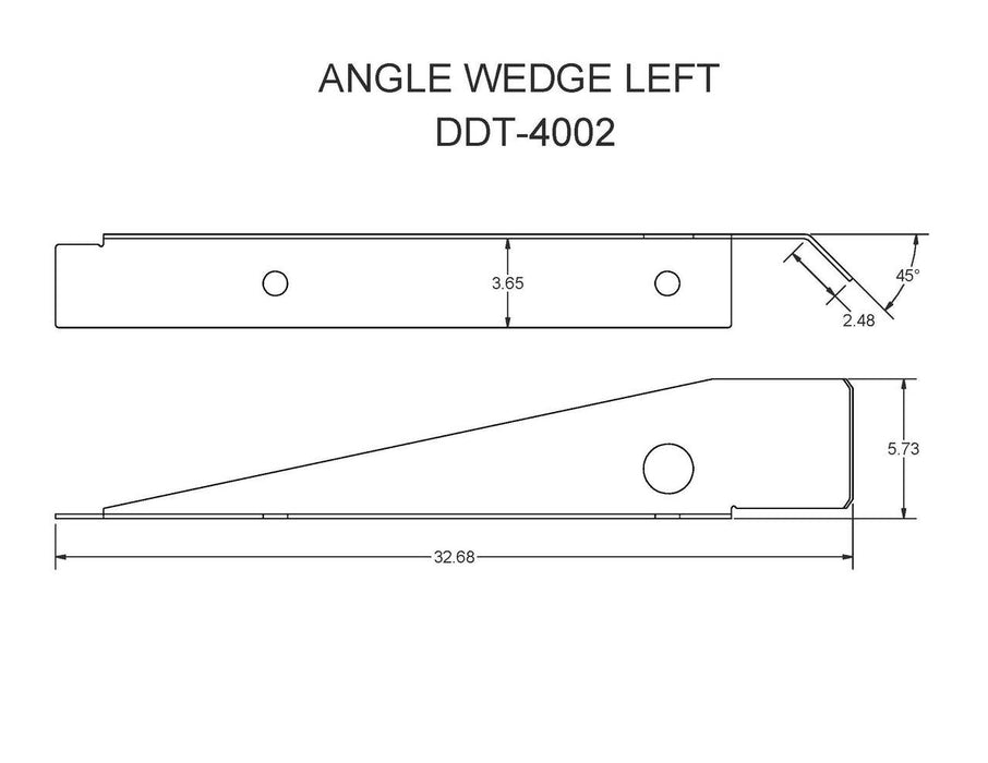 DDT-4002 - ANGLE WEDGE LEFT