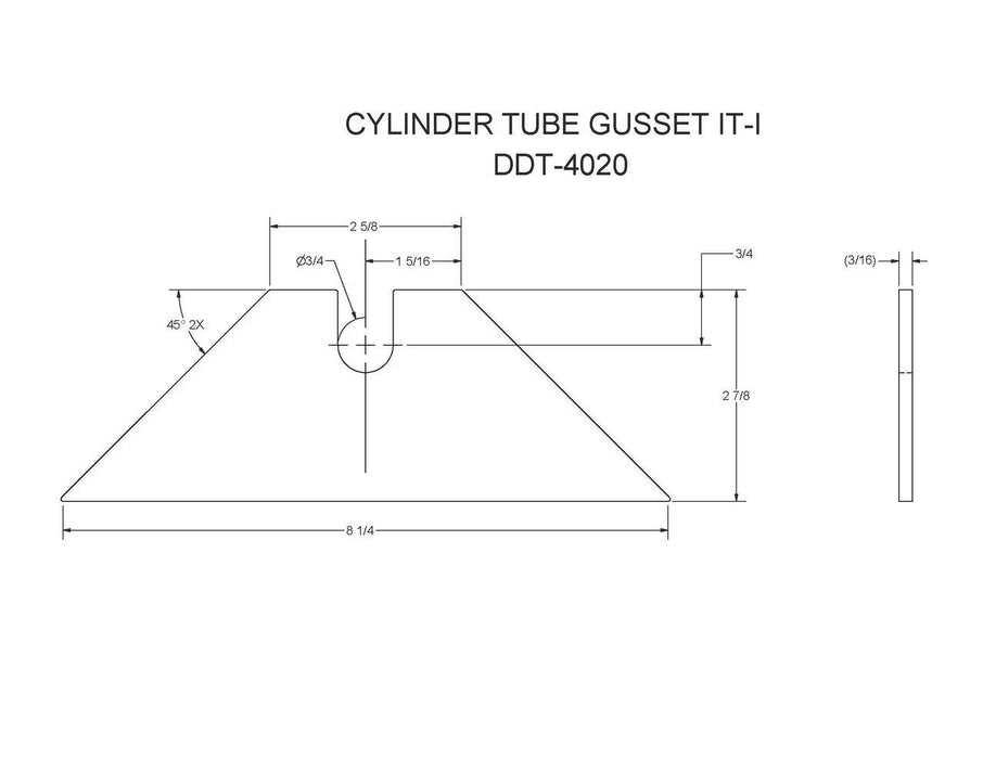 DDT-4020   (FT14IT-I)   CYLINDER TUBE GUSSET IT-I