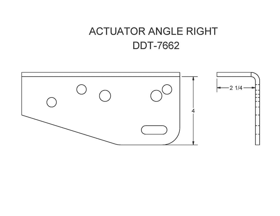 DDT-7662 - ACTUATOR ANGLE RIGHT
