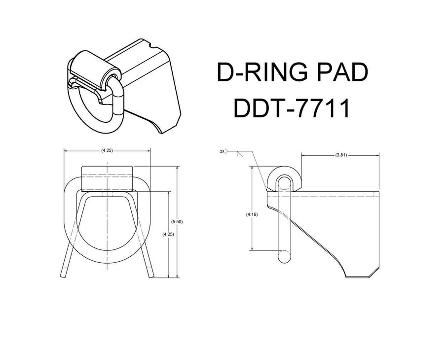 DDT-7711 - D-RING PAD