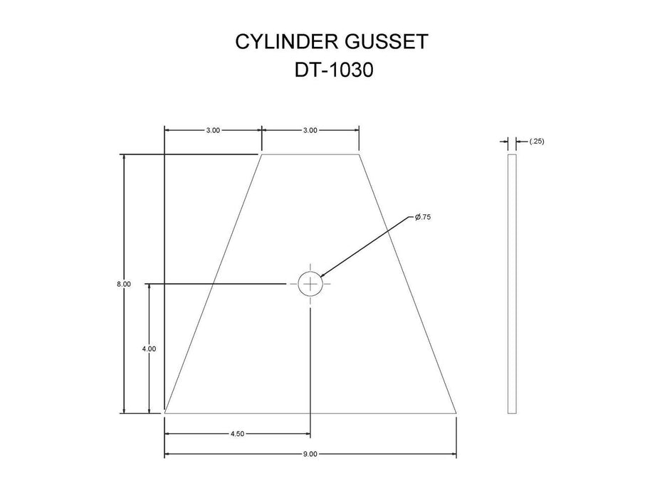 DT-1030  (FT-6 DT)  CYLINDER GUSSET