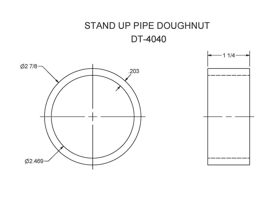 DT-4040  (FT-6 DT)  STAND UP PIPE DOUGHNUT