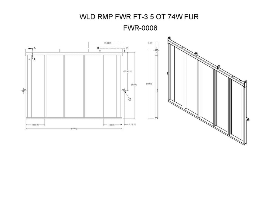 FWR-0008 - WLD RMP FWR FT-3 5 OT 74W FUR