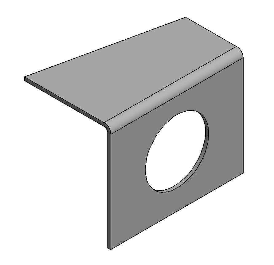 M0023 LEFT HAND FENDER LIGHT BRACKET 2 1/2" CLEARANCE LIGHT — Felling