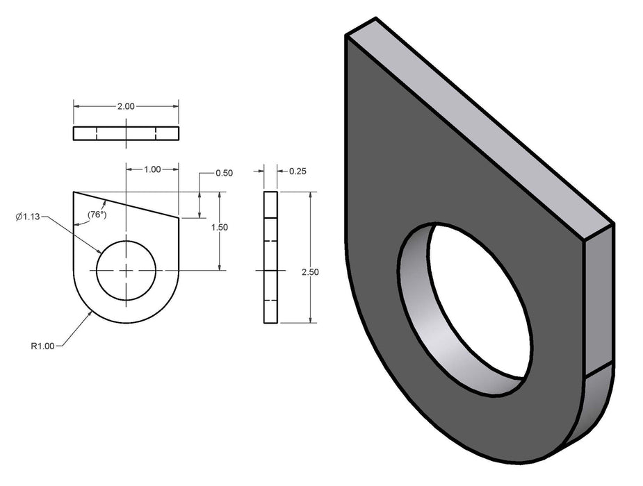 M0061 - RAMP TAB INNER WOOD DECK (FT-3OT IDLER)