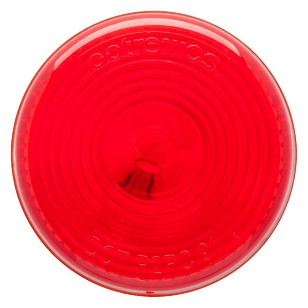Optronics Clearance and Side Marker Trailer Light - Submersible - Incandescent - Round - Red Lens (#MC55RB)
