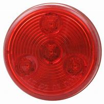 MCL-55RB - OPTRONICS LED TRAILER CLEARANCE / SIDE MARKER LIGHT ROUND RED