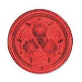 Miro-Flex LED Trailer Clearance or Side Marker Light - Submersible - 3 Diodes - Round - Red Lens (#MCL-51RB)