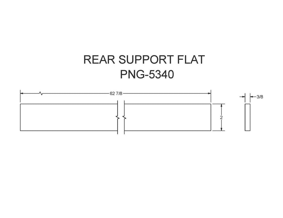 PNG-5340  (FT-6Tilt)  REAR SUPPORT FLAT