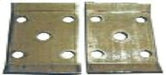 117594 - U-BOLT PLATE FOR 2" SQ AXLE 1.75" OR 2" SPRING
