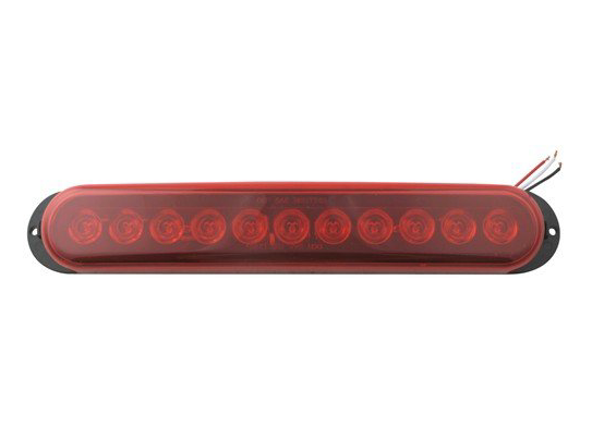 ThinLine LED Tail Light - Stop, Turn, Tail - 11 Diodes - Red Lens (#STL-76RB)